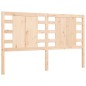 vidaXL Estructura de cama de matrimonio con cabecero madera maciza vidaXL Estructura de cama de matrimonio con cabecero madera maciza