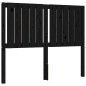 vidaXL Estructura de cama con cabecero madera maciza negro 120x200 cm vidaXL Estructura de cama con cabecero madera maciza negro 120x200 cm