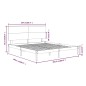 vidaXL Estructura de cama madera maciza de pino marrón miel 200x200 cm vidaXL Estructura de cama madera maciza de pino marrón miel 200x200 cm