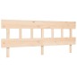 vidaXL Estructura de cama con cabecero madera maciza 200x200 cm vidaXL Estructura de cama con cabecero madera maciza 200x200 cm