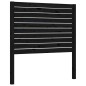 vidaXL Estructura de cama con cabecero madera maciza negro 90x200 cm vidaXL Estructura de cama con cabecero madera maciza negro 90x200 cm