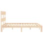 vidaXL Estructura de cama con cabecero madera maciza 160x200 cm vidaXL Estructura de cama con cabecero madera maciza 160x200 cm
