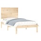 vidaXL Estructura de cama de madera maciza de pino 90x200 cm