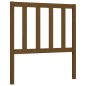 vidaXL Estructura cama con cabecero madera maciza marrón miel 90x200cm vidaXL Estructura cama con cabecero madera maciza marrón miel 90x200cm