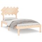 vidaXL Estructura de cama de madera maciza 100x200 cm
