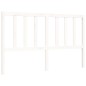 vidaXL Estructura de cama con cabecero madera maciza blanco 160x200 cm vidaXL Estructura de cama con cabecero madera maciza blanco 160x200 cm