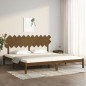 vidaXL Estructura de cama madera maciza de pino marrón miel 200x200 cm