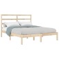 vidaXL Estructura de cama madera maciza de pino 120x200 cm vidaXL Estructura de cama madera maciza de pino 120x200 cm