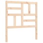 vidaXL Estructura de cama individual con cabecero madera maciza vidaXL Estructura de cama individual con cabecero madera maciza