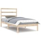 vidaXL Estructura de cama madera maciza de pino 100x200 cm vidaXL Estructura de cama madera maciza de pino 100x200 cm