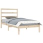 vidaXL Estructura de cama madera maciza de pino 100x200 cm vidaXL Estructura de cama madera maciza de pino 100x200 cm