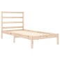 vidaXL Estructura de cama madera maciza 75x190 cm