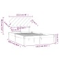 vidaXL Estructura de cama de madera maciza marrón miel 120x200 cm vidaXL Estructura de cama de madera maciza marrón miel 120x200 cm