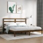 vidaXL Estructura de cama madera maciza de pino marrón miel 200x200 cm vidaXL Estructura de cama madera maciza de pino marrón miel 200x200 cm