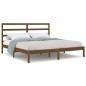 vidaXL Estructura de cama madera maciza de pino marrón miel 200x200 cm vidaXL Estructura de cama madera maciza de pino marrón miel 200x200 cm