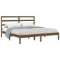 vidaXL Estructura de cama madera maciza de pino marrón miel 200x200 cm vidaXL Estructura de cama madera maciza de pino marrón miel 200x200 cm