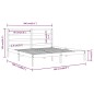 vidaXL Estructura de cama madera maciza de pino marrón miel 200x200 cm vidaXL Estructura de cama madera maciza de pino marrón miel 200x200 cm