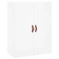 vidaXL Aparador alto madera contrachapada blanco brillo 69,5x34x180 cm vidaXL Aparador alto madera contrachapada blanco brillo 69,5x34x180 cm