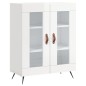 vidaXL Aparador alto madera contrachapada blanco brillo 69,5x34x180 cm vidaXL Aparador alto madera contrachapada blanco brillo 69,5x34x180 cm