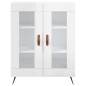 vidaXL Aparador alto madera contrachapada blanco brillo 69,5x34x180 cm vidaXL Aparador alto madera contrachapada blanco brillo 69,5x34x180 cm