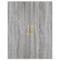 vidaXL Aparador alto madera contrachapada gris sonoma 69,5x34x180 cm vidaXL Aparador alto madera contrachapada gris sonoma 69,5x34x180 cm