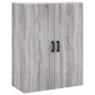 vidaXL Aparador alto madera contrachapada gris sonoma 69,5x34x180 cm vidaXL Aparador alto madera contrachapada gris sonoma 69,5x34x180 cm