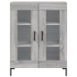 vidaXL Aparador alto madera contrachapada gris sonoma 69,5x34x180 cm vidaXL Aparador alto madera contrachapada gris sonoma 69,5x34x180 cm