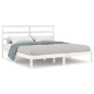 vidaXL Estructura de cama madera maciza de pino blanco 200x200 cm vidaXL Estructura de cama madera maciza de pino blanco 200x200 cm
