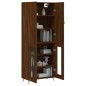 vidaXL Aparador alto madera contrachapada marrón roble 69,5x34x180 cm vidaXL Aparador alto madera contrachapada marrón roble 69,5x34x180 cm
