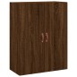 vidaXL Aparador alto madera contrachapada marrón roble 69,5x34x180 cm vidaXL Aparador alto madera contrachapada marrón roble 69,5x34x180 cm