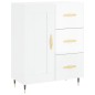 vidaXL Aparador alto madera contrachapada blanco brillo 69,5x34x180 cm vidaXL Aparador alto madera contrachapada blanco brillo 69,5x34x180 cm