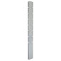 vidaXL Postes de valla de jardín 10 uds acero galvanizado plata 200 cm vidaXL Postes de valla de jardín 10 uds acero galvanizado plata 200 cm