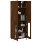 vidaXL Aparador alto madera contrachapada marrón roble 69,5x34x180 cm vidaXL Aparador alto madera contrachapada marrón roble 69,5x34x180 cm
