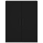 vidaXL Aparador alto madera contrachapada negro 69,5x34x180 cm vidaXL Aparador alto madera contrachapada negro 69,5x34x180 cm
