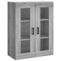 vidaXL Aparador alto madera contrachapada gris sonoma 69,5x34x180 cm vidaXL Aparador alto madera contrachapada gris sonoma 69,5x34x180 cm