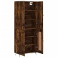 vidaXL Aparador alto madera contrachapada roble ahumado 69,5x34x180 cm vidaXL Aparador alto madera contrachapada roble ahumado 69,5x34x180 cm