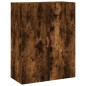 vidaXL Aparador alto madera contrachapada roble ahumado 69,5x34x180 cm vidaXL Aparador alto madera contrachapada roble ahumado 69,5x34x180 cm