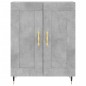 vidaXL Aparador alto madera contrachapada gris hormigón 69,5x34x180 cm vidaXL Aparador alto madera contrachapada gris hormigón 69,5x34x180 cm
