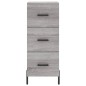 vidaXL Aparador alto madera contrachapada gris Sonoma 34,5x34x180 cm vidaXL Aparador alto madera contrachapada gris Sonoma 34,5x34x180 cm