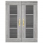 vidaXL Aparador alto madera contrachapada gris sonoma 69,5x34x180 cm vidaXL Aparador alto madera contrachapada gris sonoma 69,5x34x180 cm