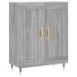 vidaXL Aparador alto madera contrachapada gris sonoma 69,5x34x180 cm vidaXL Aparador alto madera contrachapada gris sonoma 69,5x34x180 cm