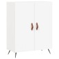 vidaXL Aparador alto madera contrachapada blanco 69,5x34x180 cm vidaXL Aparador alto madera contrachapada blanco 69,5x34x180 cm