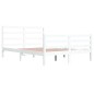 vidaXL Estructura de cama de madera maciza de pino blanca 160x200 cm vidaXL Estructura de cama de madera maciza de pino blanca 160x200 cm