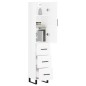 vidaXL Aparador alto madera contrachapada blanco brillo 34,5x34x180 cm vidaXL Aparador alto madera contrachapada blanco brillo 34,5x34x180 cm