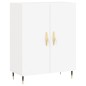 vidaXL Aparador alto madera contrachapada blanco 69,5x34x180 cm vidaXL Aparador alto madera contrachapada blanco 69,5x34x180 cm