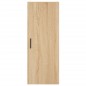 vidaXL Aparador de madera contrachapada roble Sonoma 34,5x34x180 cm