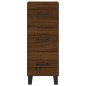 vidaXL Aparador alto madera contrachapada roble marrón 34,5x34x180 cm vidaXL Aparador alto madera contrachapada roble marrón 34,5x34x180 cm