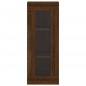 vidaXL Aparador alto madera contrachapada roble marrón 34,5x34x180 cm vidaXL Aparador alto madera contrachapada roble marrón 34,5x34x180 cm