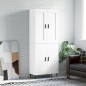 vidaXL Aparador alto madera contrachapada blanco 69,5x34x180 cm vidaXL Aparador alto madera contrachapada blanco 69,5x34x180 cm