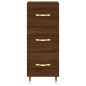 vidaXL Aparador alto madera contrachapada roble marrón 34,5x34x180 cm vidaXL Aparador alto madera contrachapada roble marrón 34,5x34x180 cm